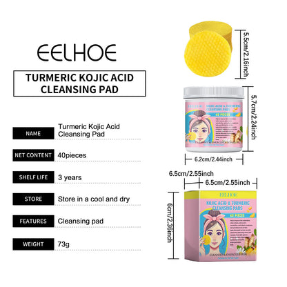 Turmeric Kojic Acid Cleansing Pads