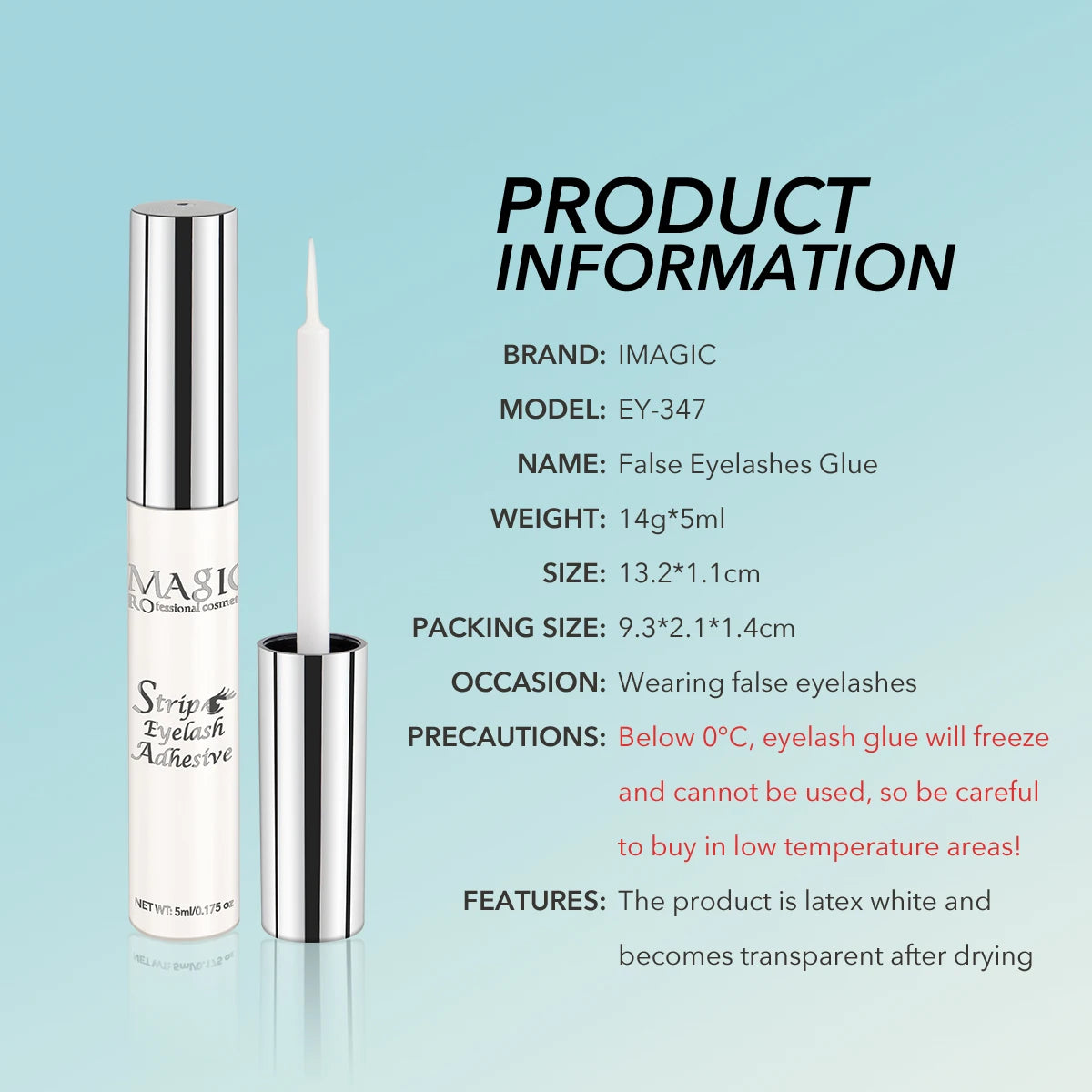 No Irritation Transparent Eyelash Extension Glue