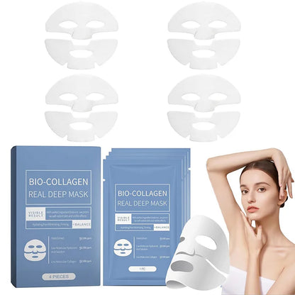 4Pcs Bio-Collagen Night Mask