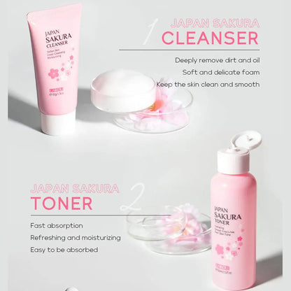 6pcs Sakura Skin Care Set