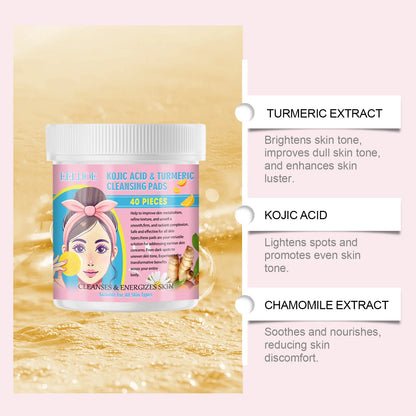 Turmeric Kojic Acid Cleansing Pads