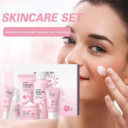 6pcs Sakura Skin Care Set